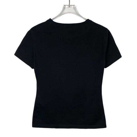 Hermes Black Cotton Crewneck T-Shirt - Picture 2 of 8